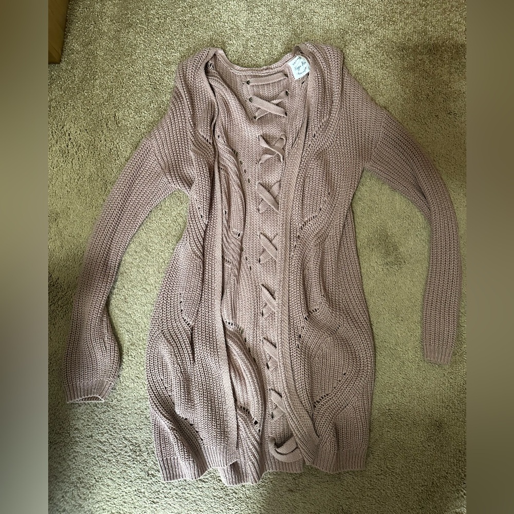 Women's Pink Knit Sweater
